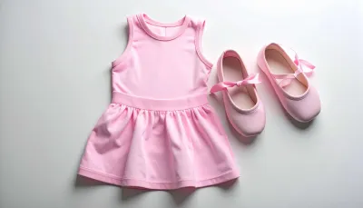 Ballett-Set für Kinder (Trikot + Schläppchen)